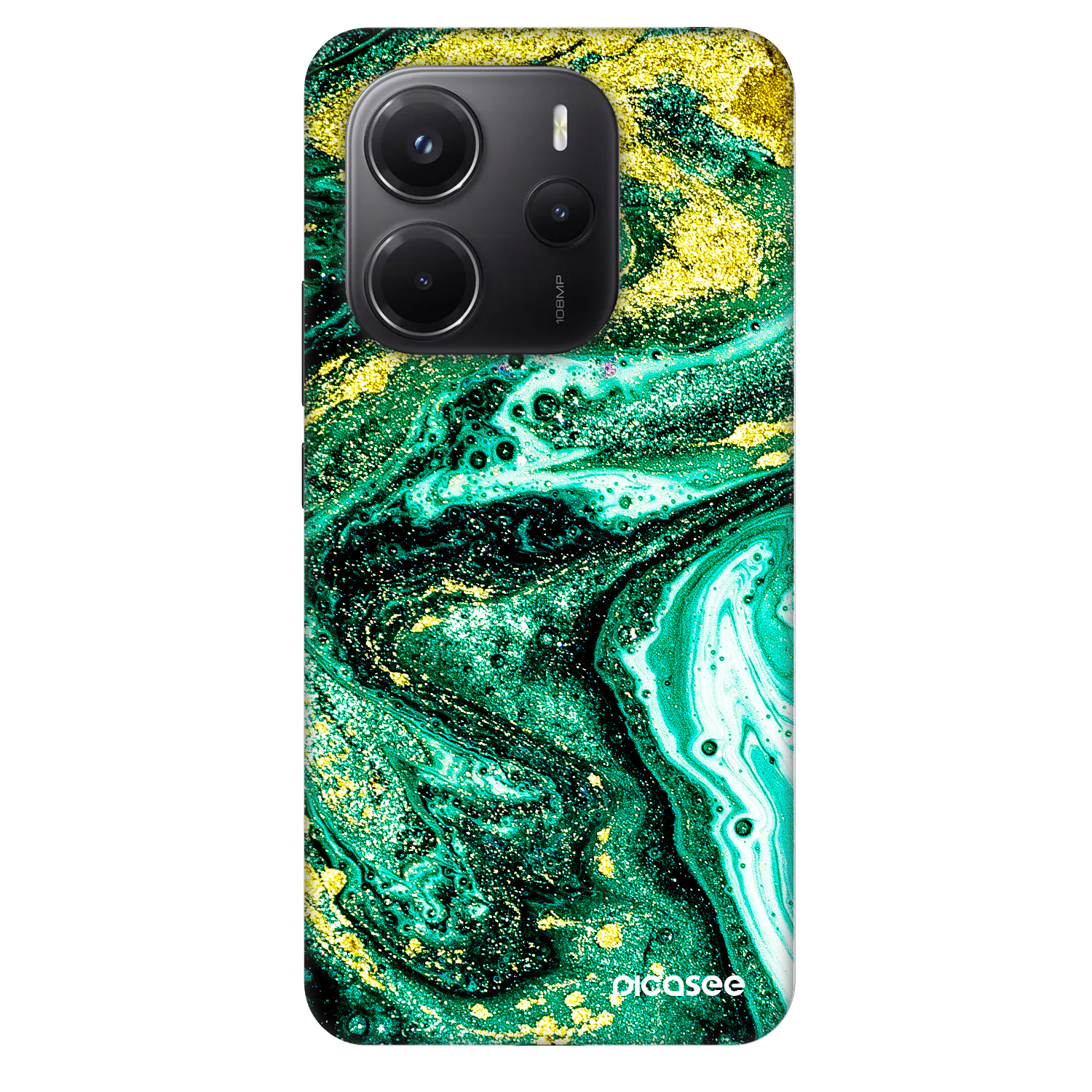 Picasee Fashion Case pro Xiaomi Redmi Note 14 4G - Green Gold
