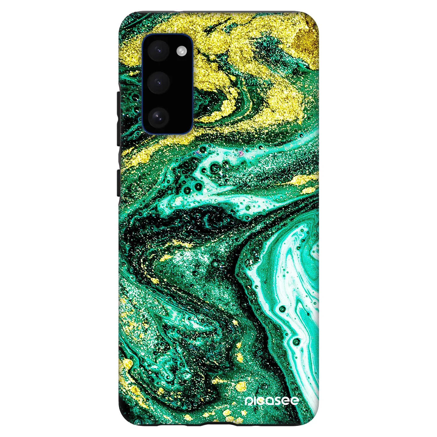Picasee Fashion Case pro Samsung Galaxy S20 FE - Green Gold