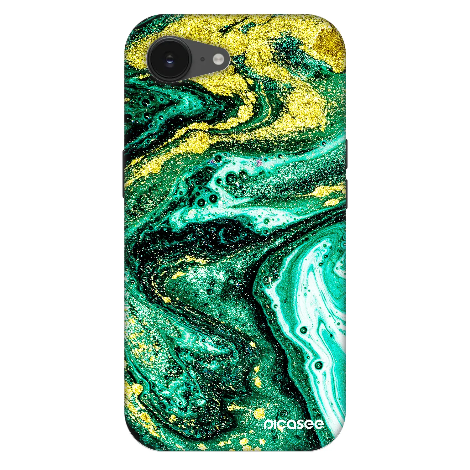 Picasee Fashion Case MagSafe Apple iPhone 17e - Green Gold