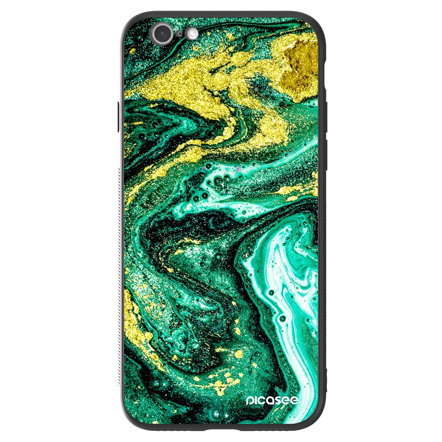 Picasee ULTIMATE CASE pro Apple iPhone 6/6S - Green Gold