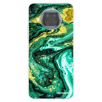 Picasee silikonový průhledný obal pro Xiaomi Mi 10T Lite - Green Gold
