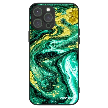 Picasee ULTIMATE CASE pro Apple iPhone 13 Pro Max - Green Gold