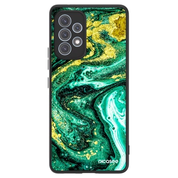 Picasee ULTIMATE CASE pro Samsung Galaxy A53 5G A536 - Green Gold