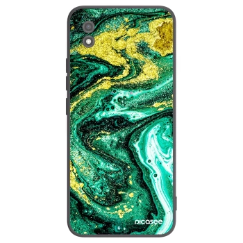 Picasee silikonový černý obal pro Realme C11 (2021) - Green Gold