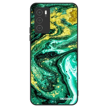 Obal pro OPPO A16s - Green Gold