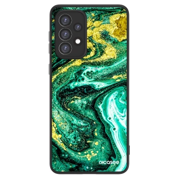 Picasee ULTIMATE CASE pro Samsung Galaxy A33 5G A336 - Green Gold