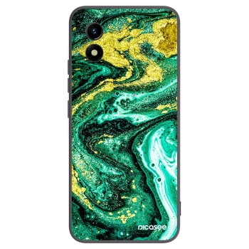 Picasee silikonový černý obal pro Vivo Y01 - Green Gold