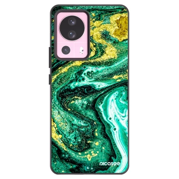 Picasee silikonový černý obal pro Xiaomi 13 Lite - Green Gold