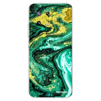 Picasee silikonový průhledný obal pro Xiaomi 13 Pro - Green Gold