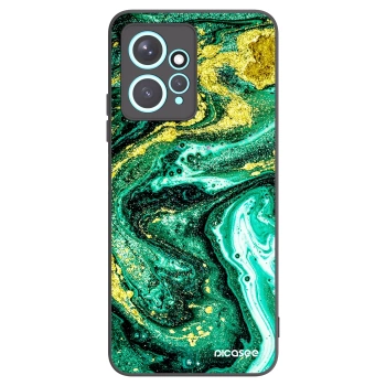 Picasee silikonový černý obal pro Xiaomi Redmi Note 12 4G - Green Gold