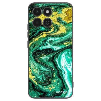 Picasee silikonový černý obal pro Honor 200 Smart 5G - Green Gold