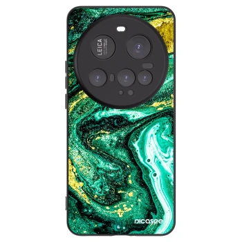Picasee silikonový černý obal pro Xiaomi 15 Ultra - Green Gold