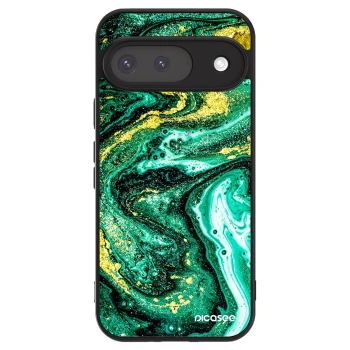 Picasee ULTIMATE CASE pro Google Pixel 9 - Green Gold
