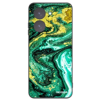 Picasee silikonový černý obal pro Xiaomi Redmi A5 - Green Gold