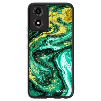 Obal pro Motorola Moto E14 - Green Gold