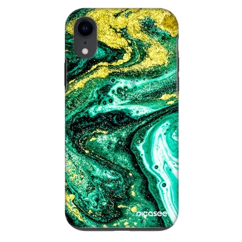 Obal pro Apple iPhone XR - Green Gold