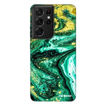 Obal pro Samsung Galaxy S21 Ultra 5G G998B - Green Gold