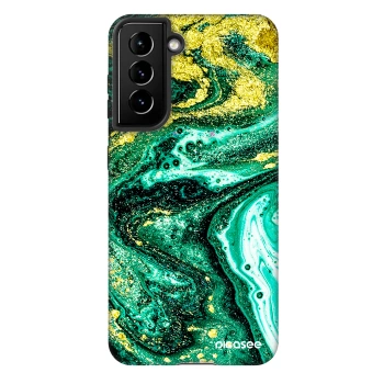 Obal pro Samsung Galaxy S21 5G G991B - Green Gold