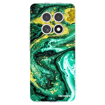 Picasee silikonový průhledný obal pro Xiaomi Redmi Note 15 - Green Gold