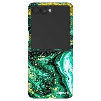 Obal pro Samsung Galaxy Z Flip7 5G - Green Gold