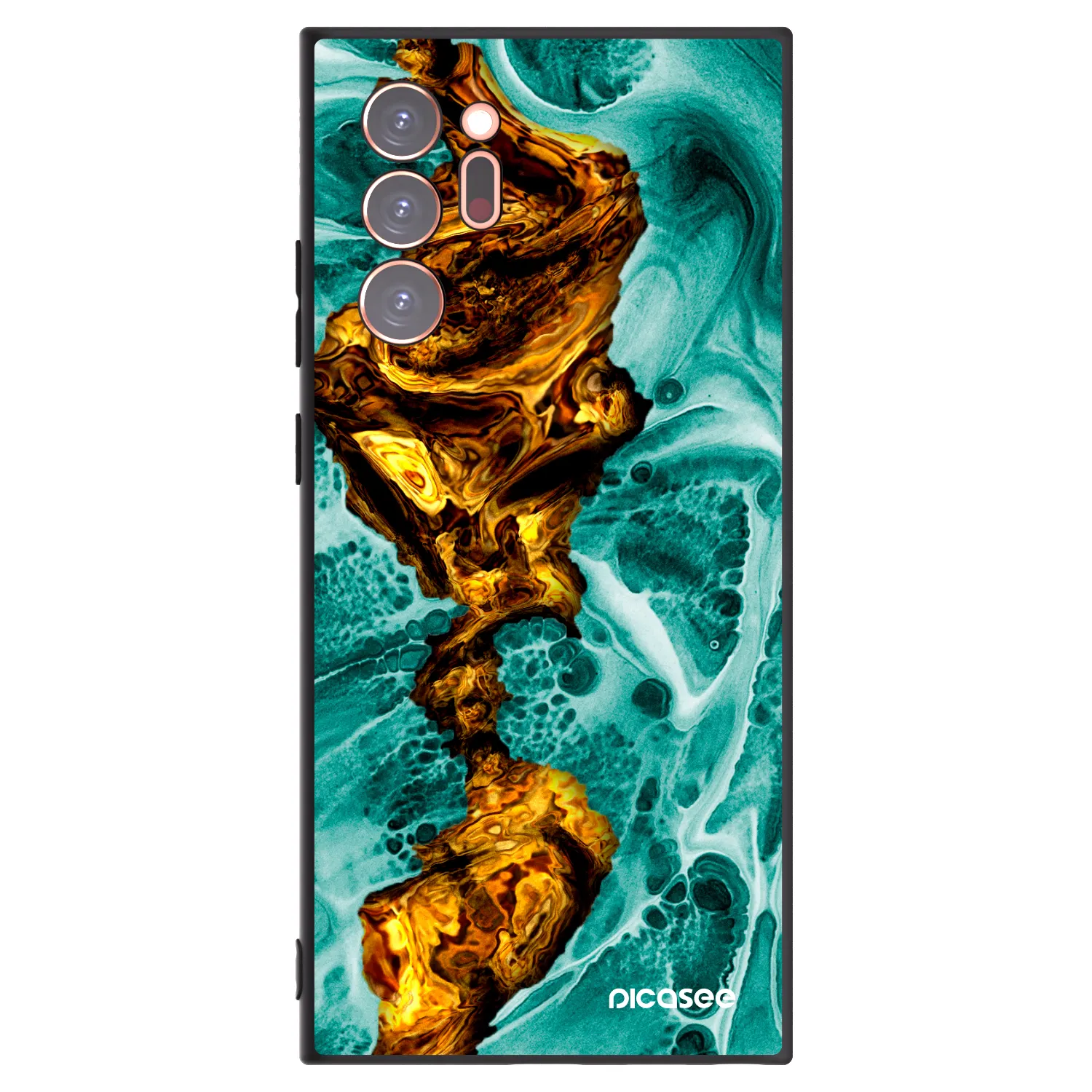 Picasee silikonový černý obal pro Samsung Galaxy Note 20 Ultra - Goldsky