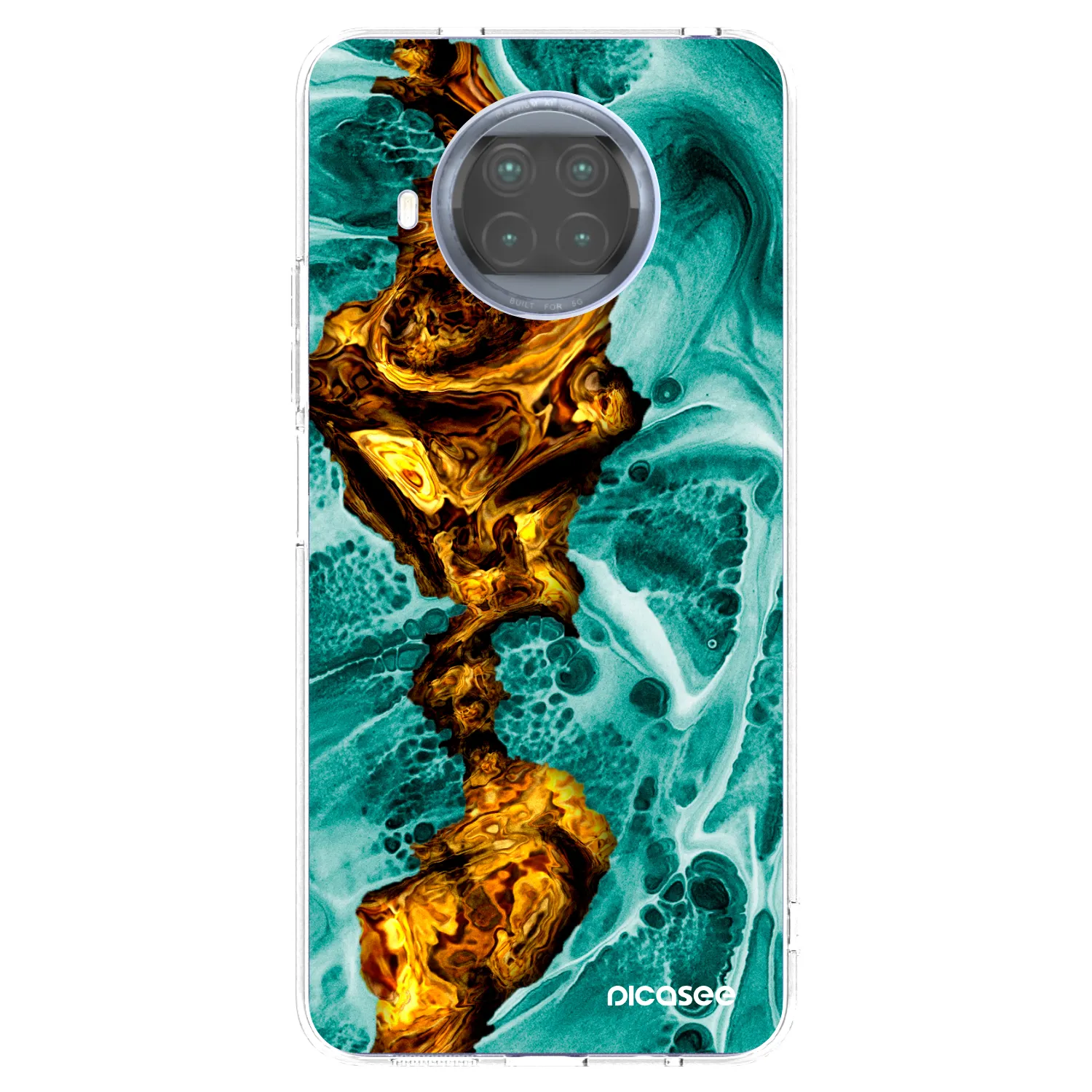Picasee silikonový průhledný obal pro Xiaomi Mi 10T Lite - Goldsky