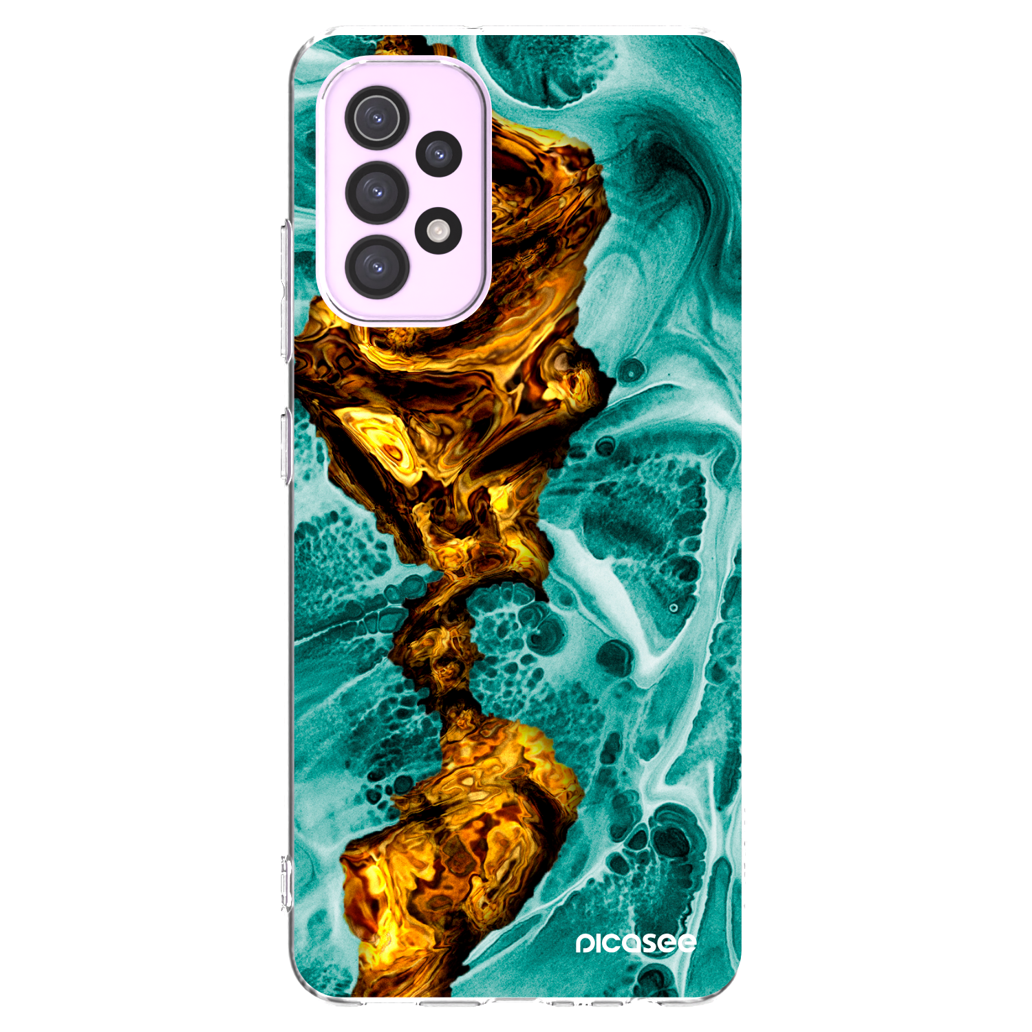 Picasee silikonový průhledný obal pro Samsung Galaxy A32 5G A326B - Goldsky