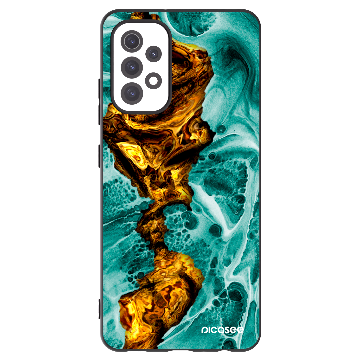Picasee silikonový černý obal pro Samsung Galaxy A32 5G A326B - Goldsky