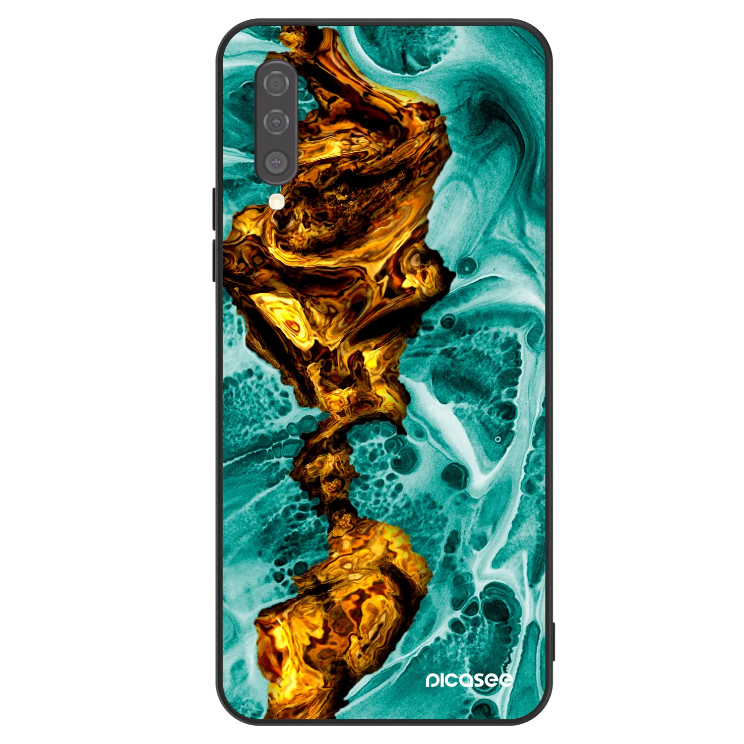 Picasee ULTIMATE CASE pro Samsung Galaxy A50 A505F - Goldsky