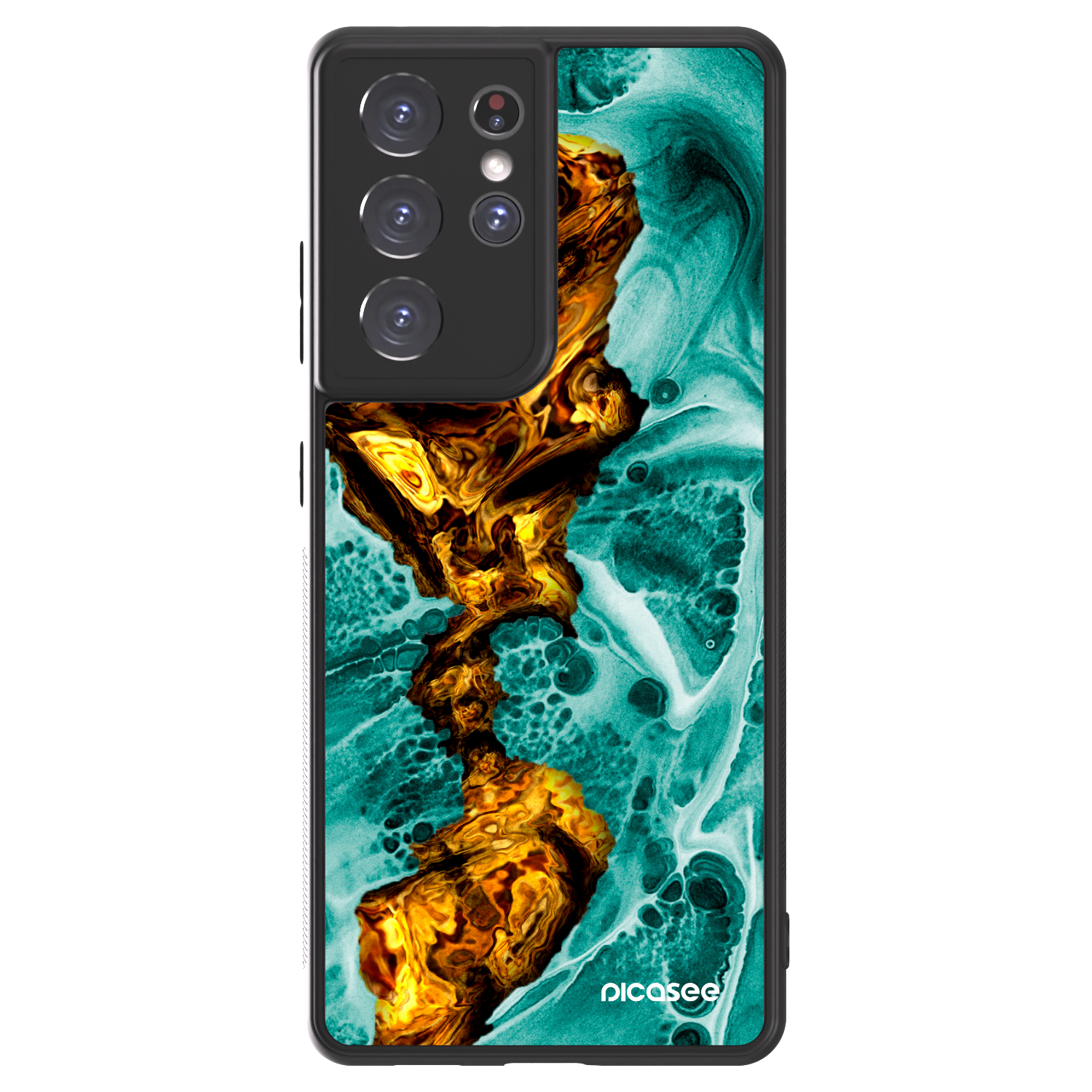 Picasee ULTIMATE CASE pro Samsung Galaxy S21 Ultra 5G G998B - Goldsky