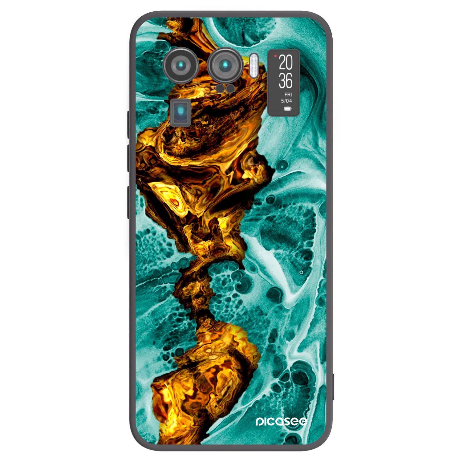 Picasee silikonový černý obal pro Xiaomi Mi 11 Ultra - Goldsky