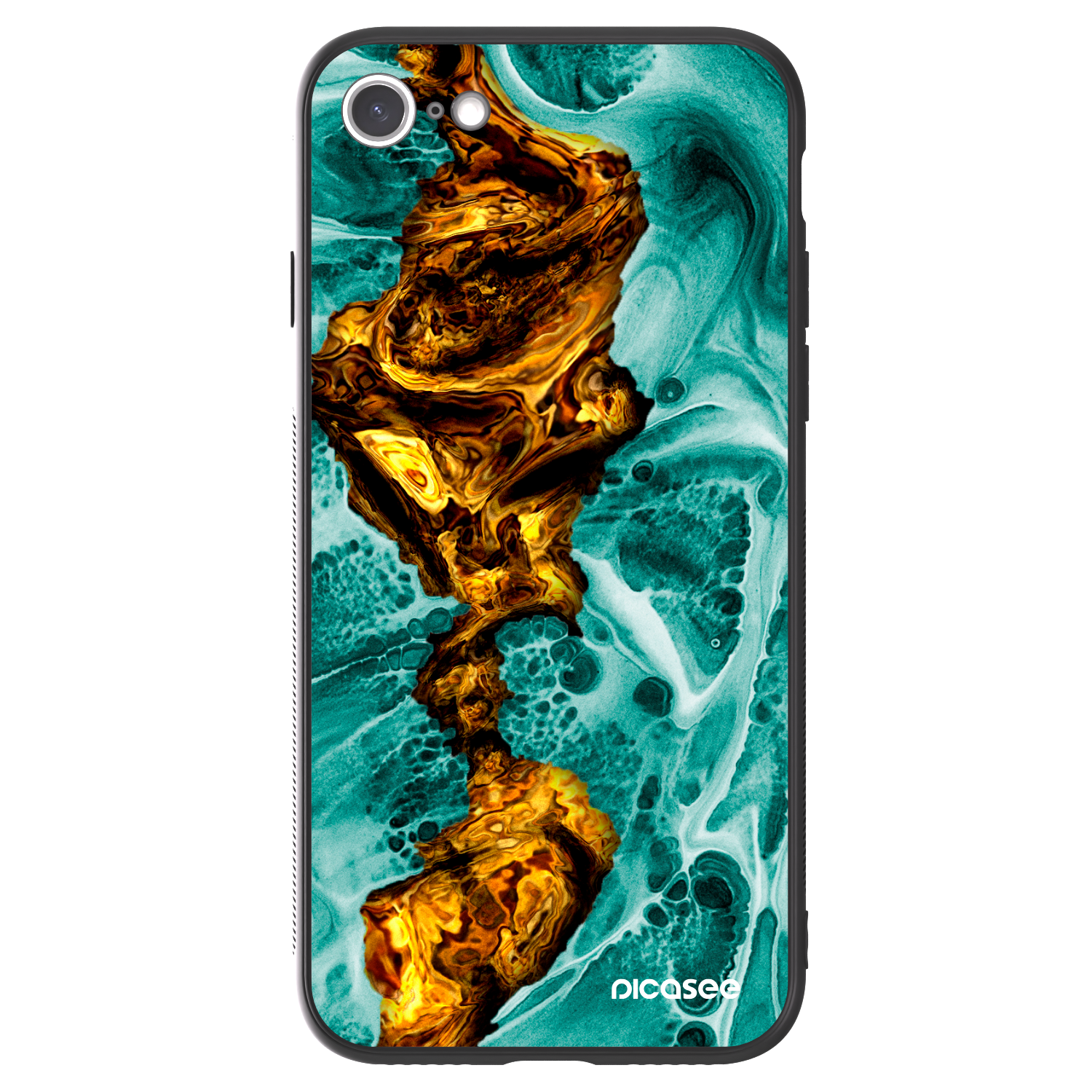 Picasee ULTIMATE CASE pro Apple iPhone 8 - Goldsky