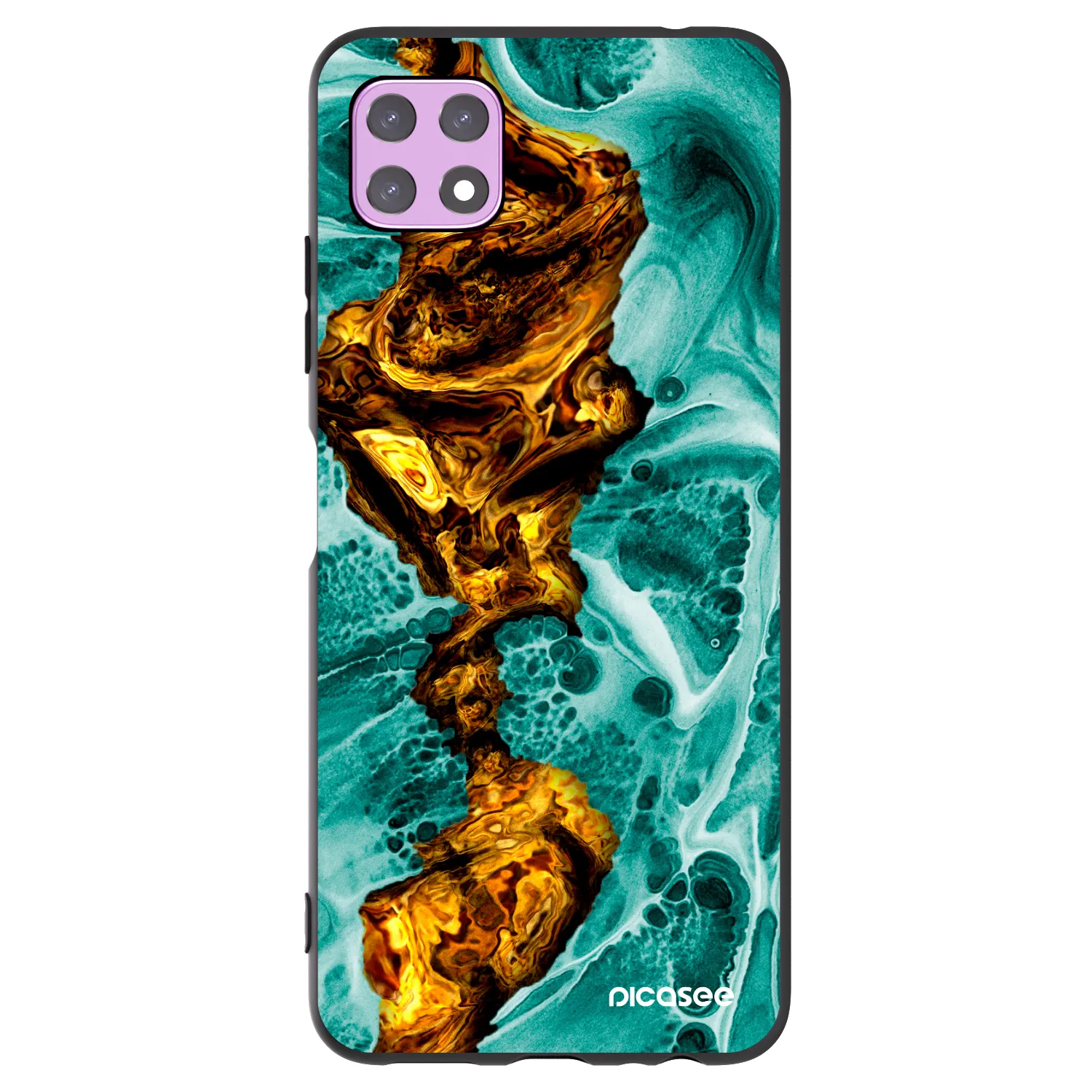 Picasee silikonový černý obal pro Samsung Galaxy A22 A226B 5G - Goldsky