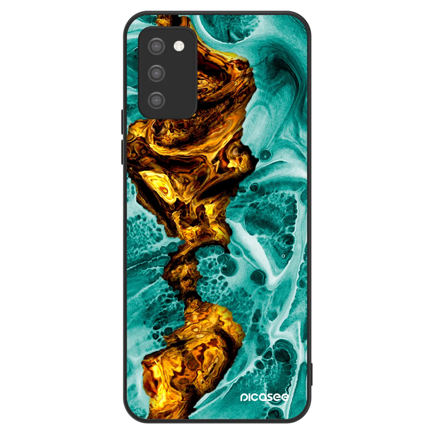 Picasee ULTIMATE CASE pro Samsung Galaxy A02s A025G - Goldsky