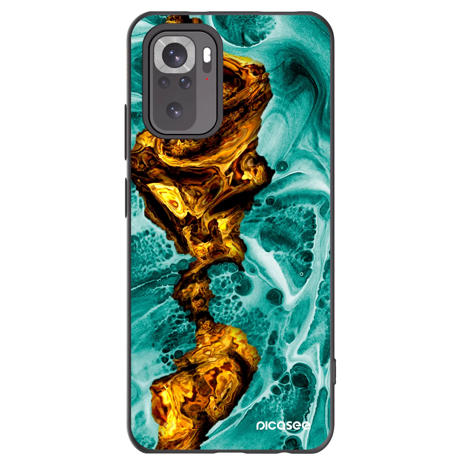 Picasee silikonový černý obal pro Xiaomi Redmi Note 11S 4G - Goldsky