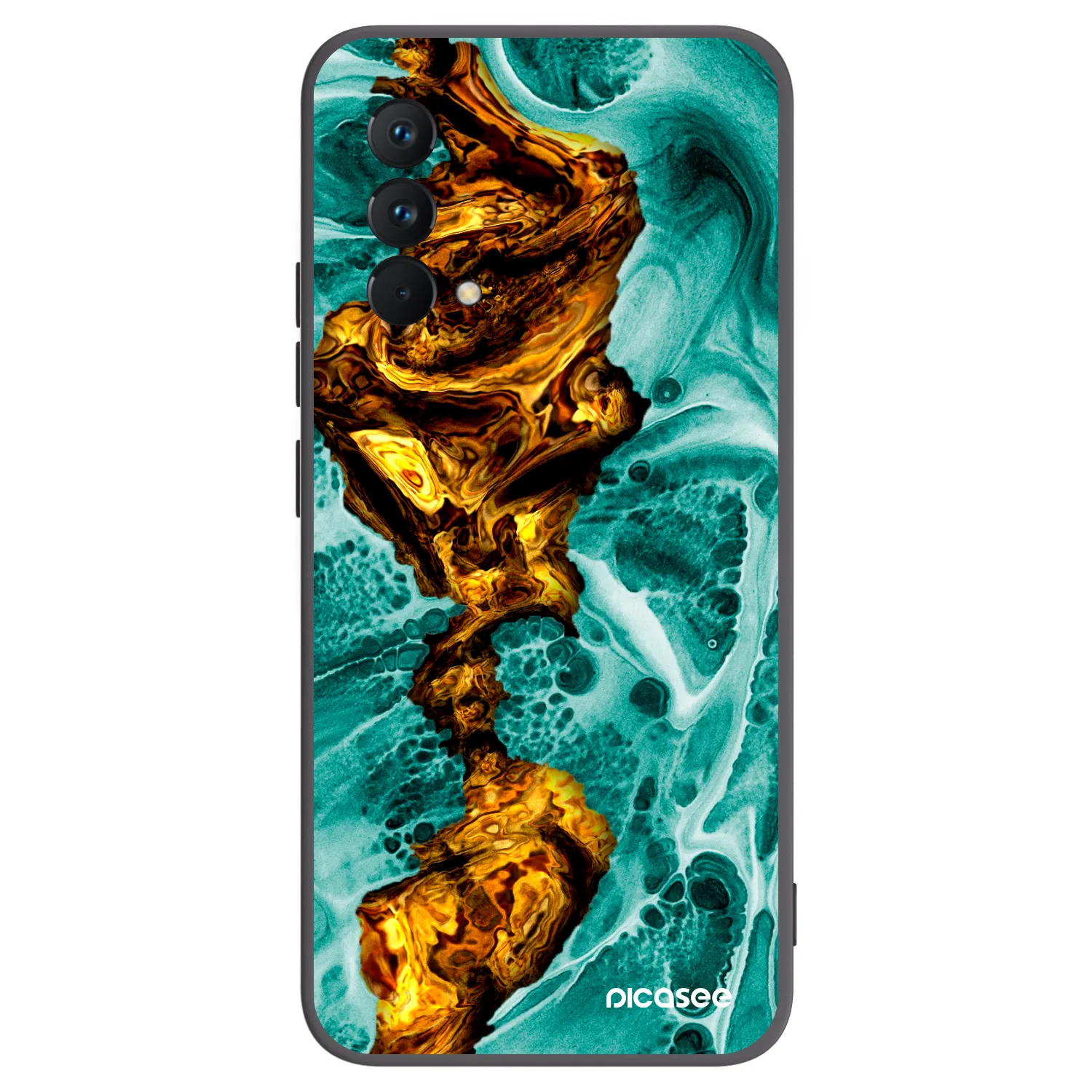 Picasee silikonový černý obal pro Realme GT Master Edition 5G - Goldsky