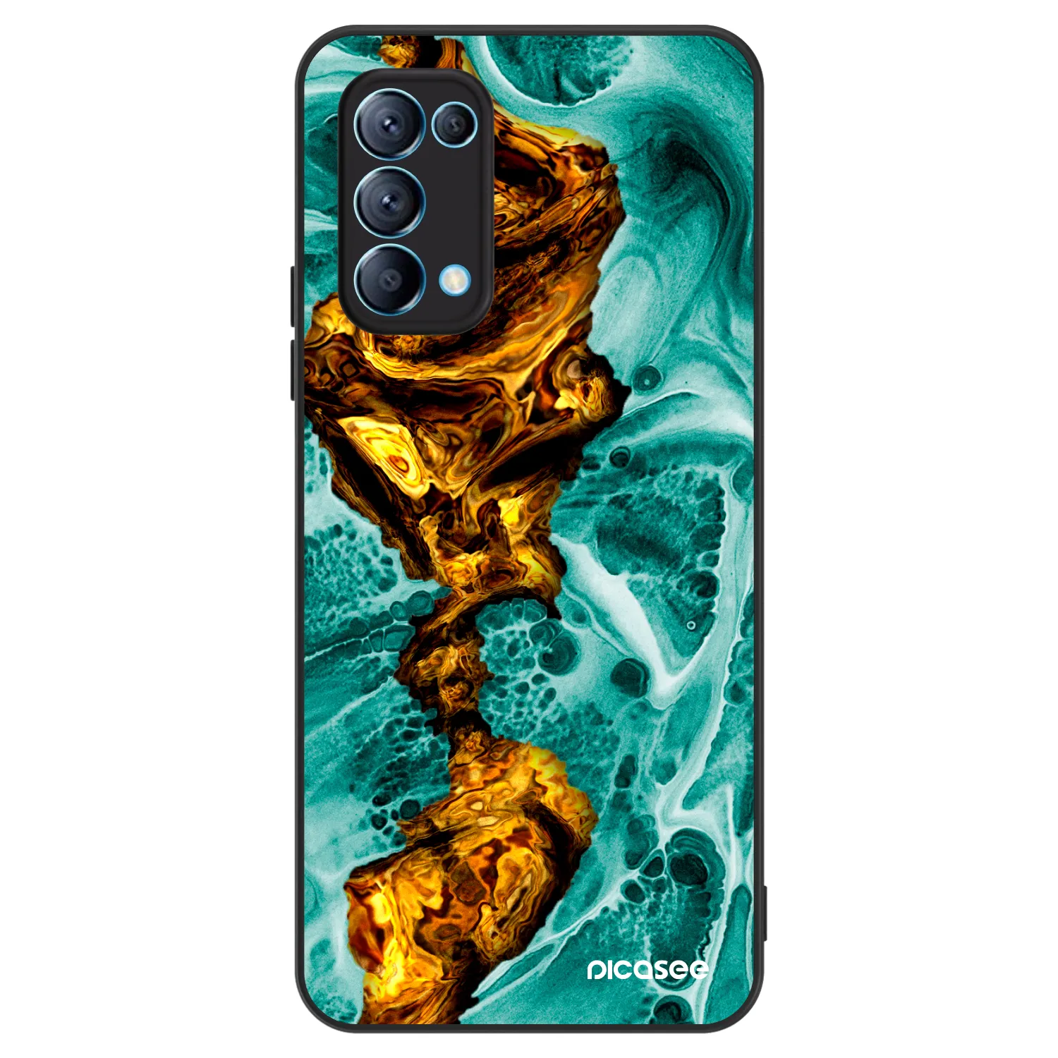 Picasee ULTIMATE CASE pro OPPO Reno 5 5G - Goldsky