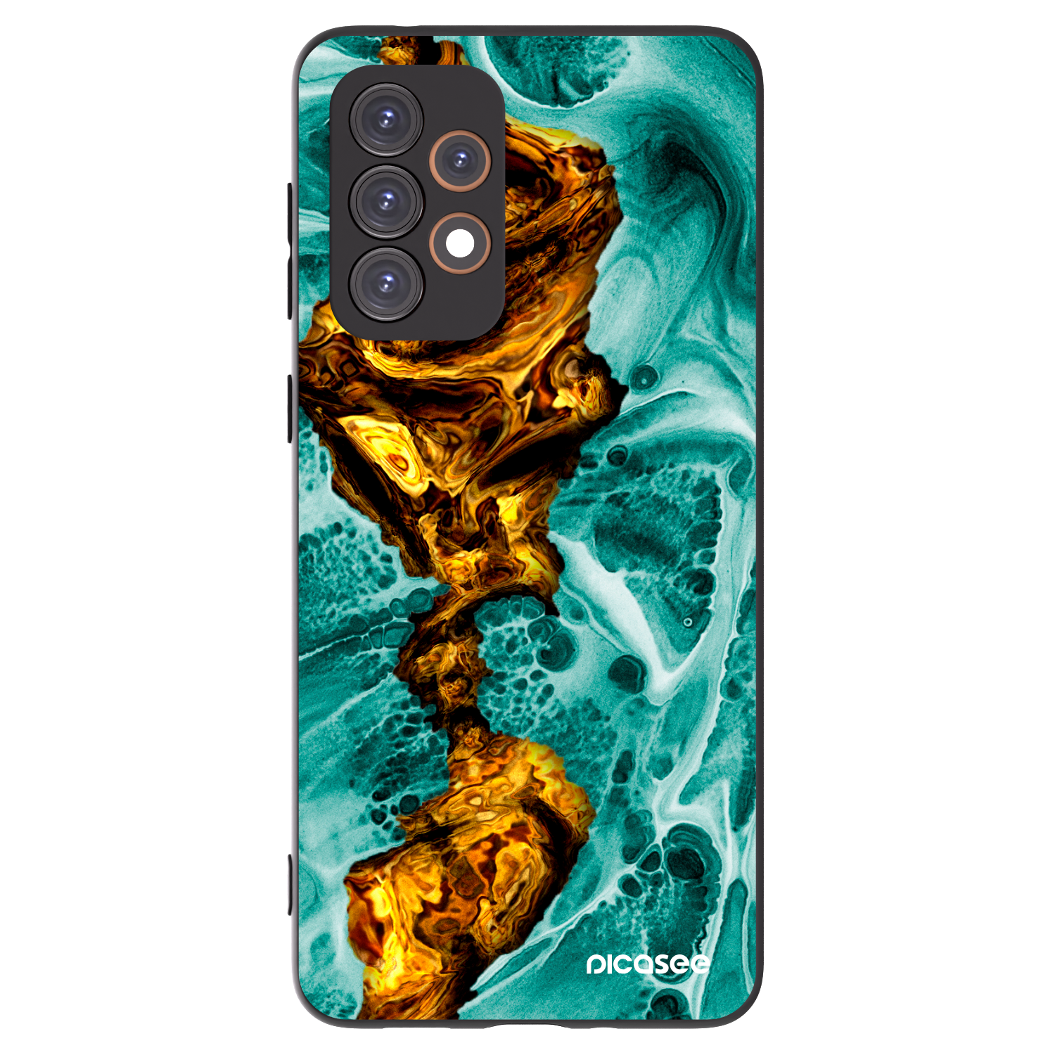 Picasee silikonový černý obal pro Samsung Galaxy A33 5G A336 - Goldsky