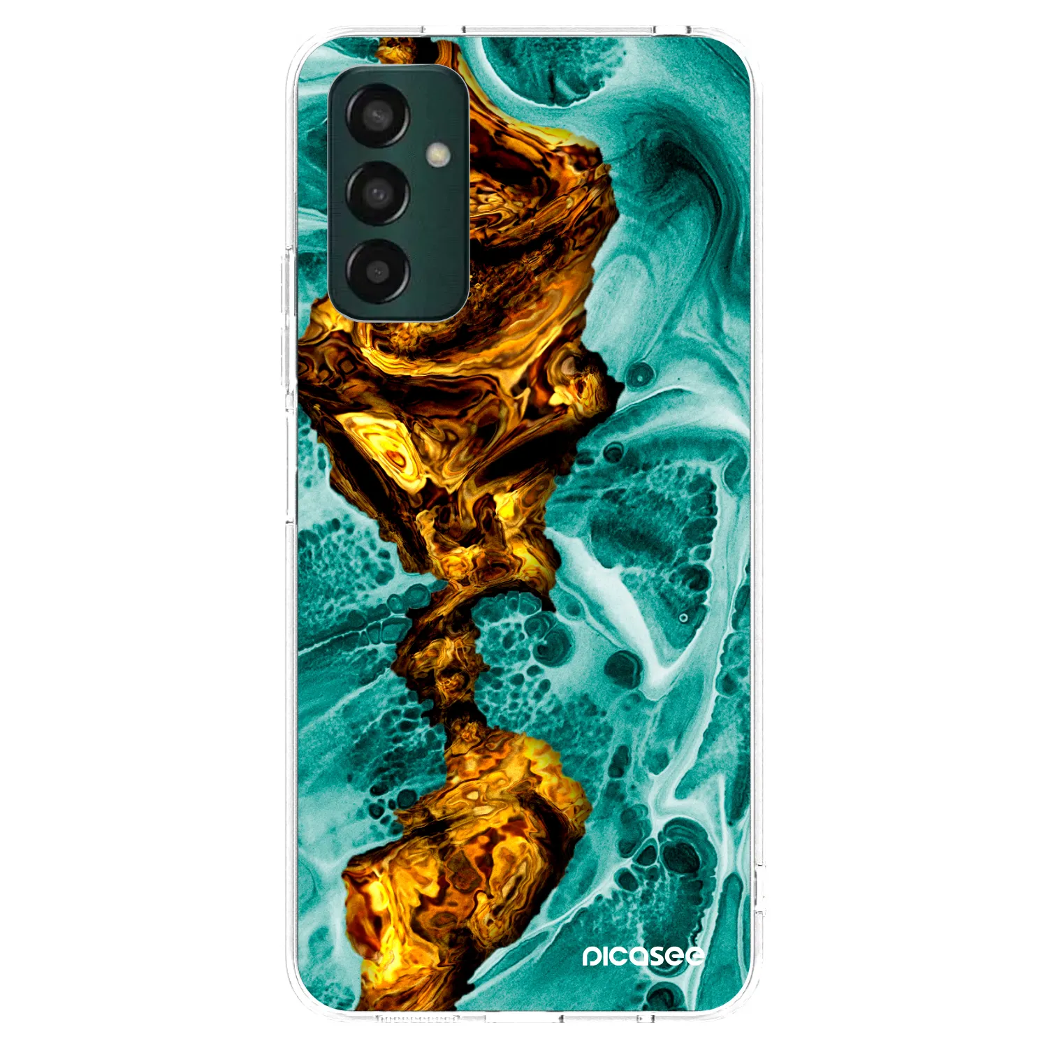 Picasee silikonový průhledný obal pro Samsung Galaxy M23 5G - Goldsky