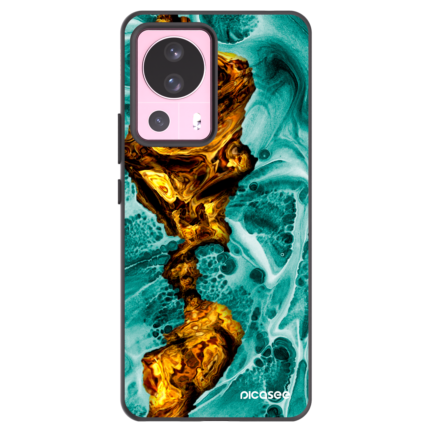 Picasee silikonový černý obal pro Xiaomi 13 Lite - Goldsky