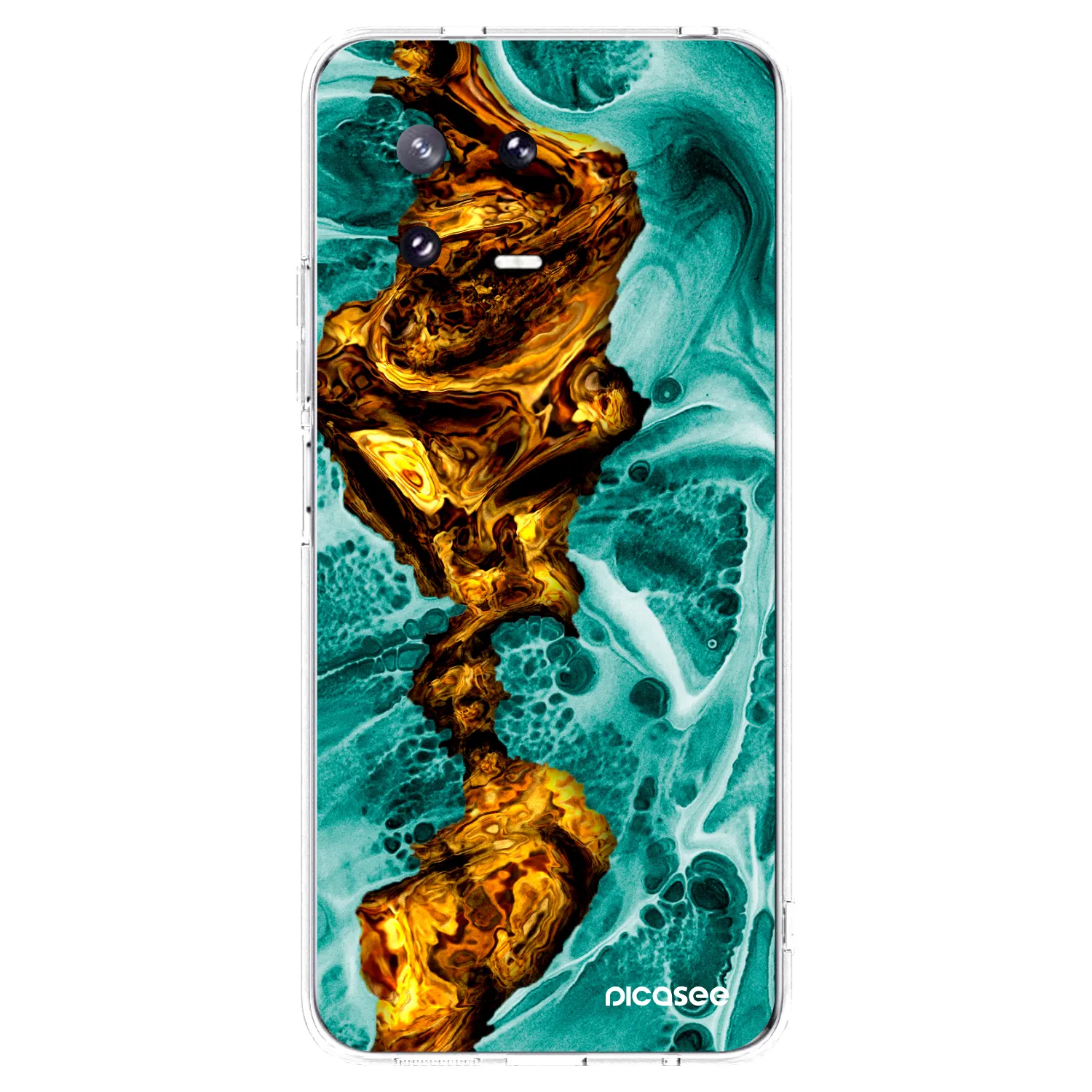Picasee silikonový průhledný obal pro Xiaomi 13 Pro - Goldsky