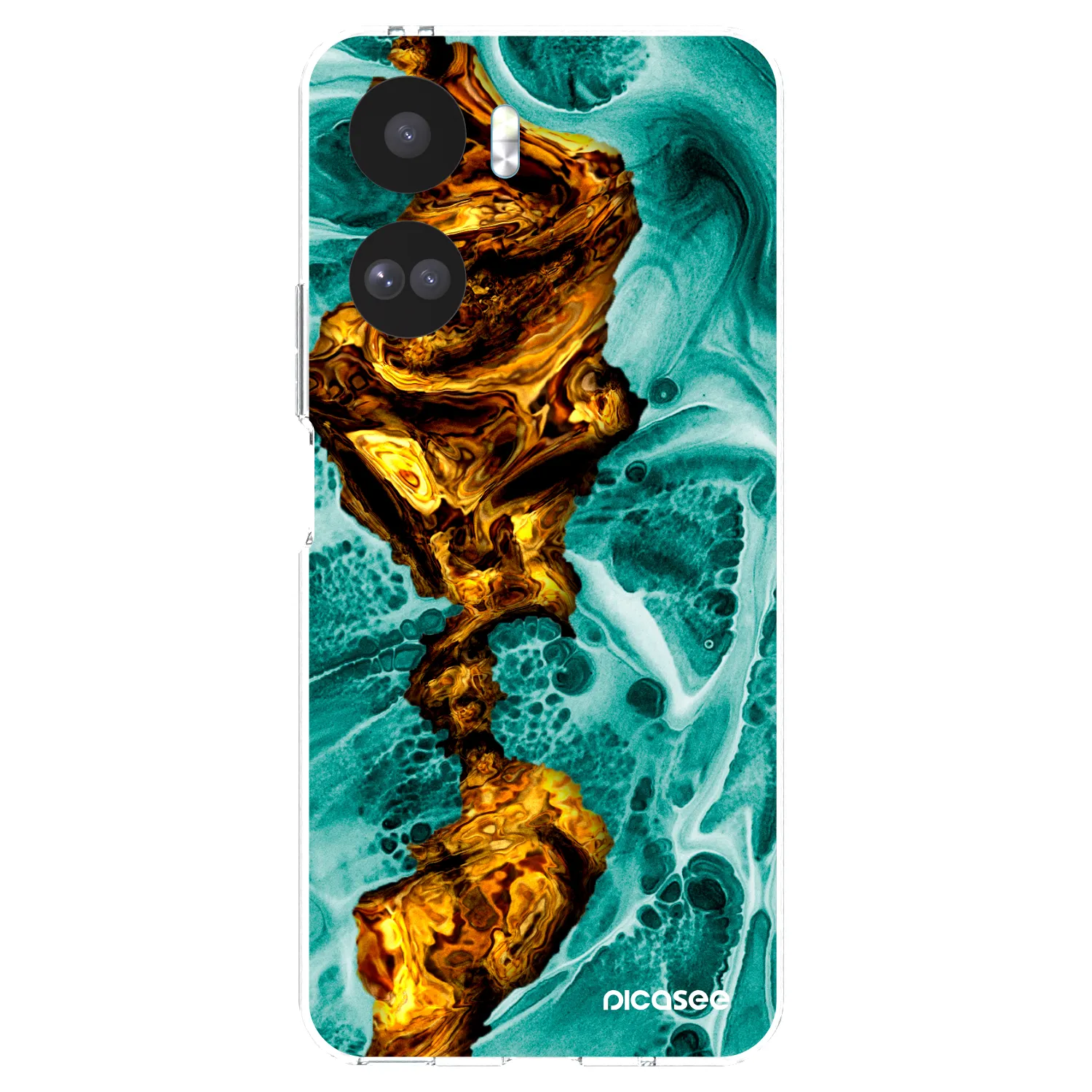 Picasee silikonový průhledný obal pro Honor 90 Lite 5G - Goldsky