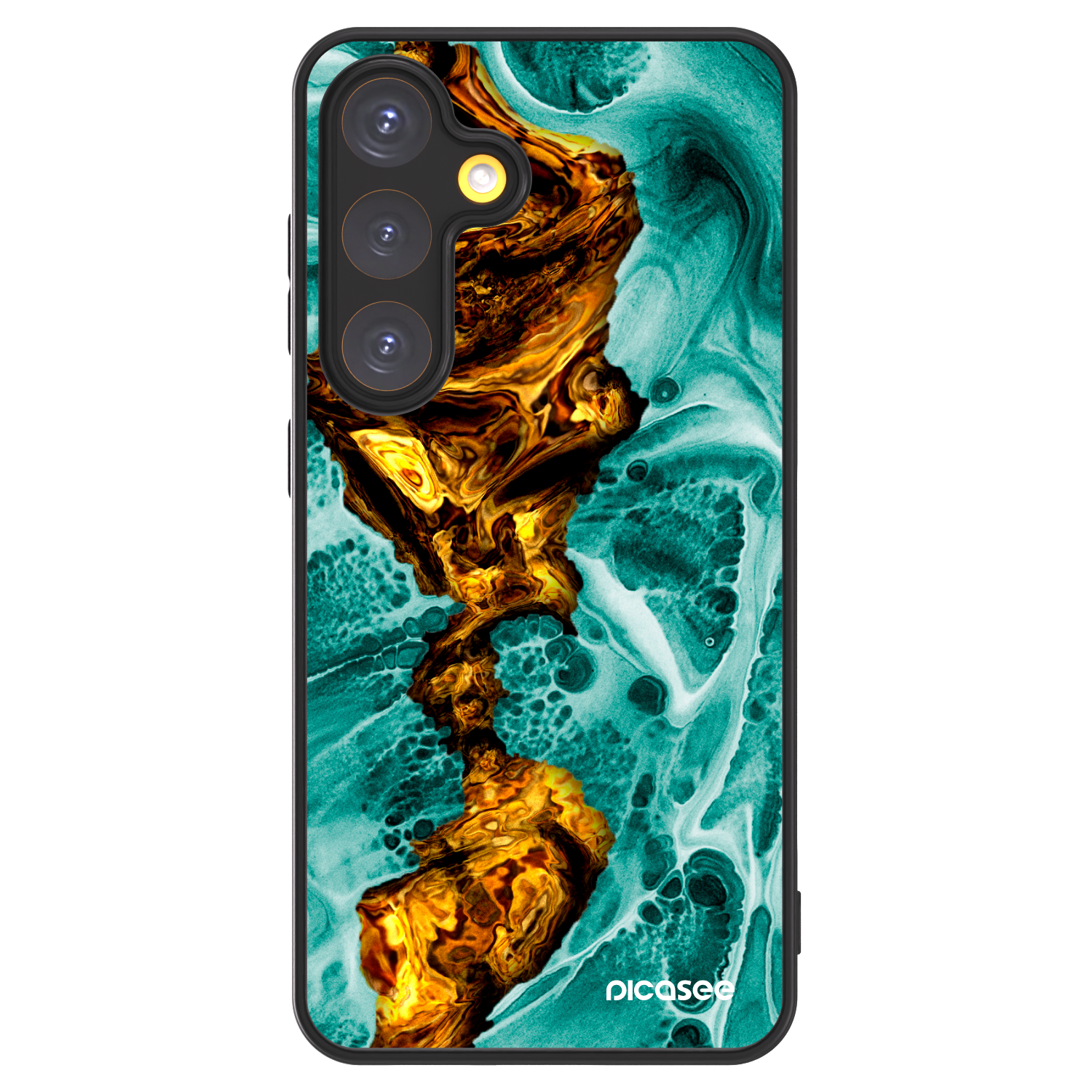 Picasee ULTIMATE CASE PowerShare pro Samsung Galaxy S24 S921B 5G - Goldsky