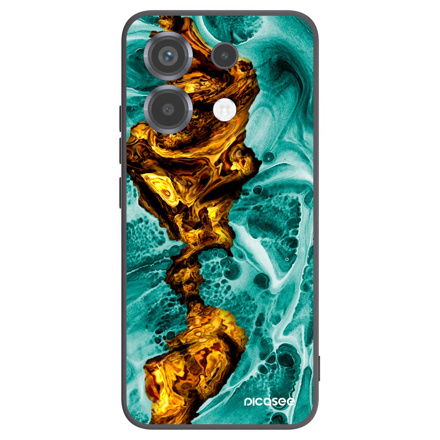 Picasee silikonový černý obal pro Xiaomi Poco X6 - Goldsky