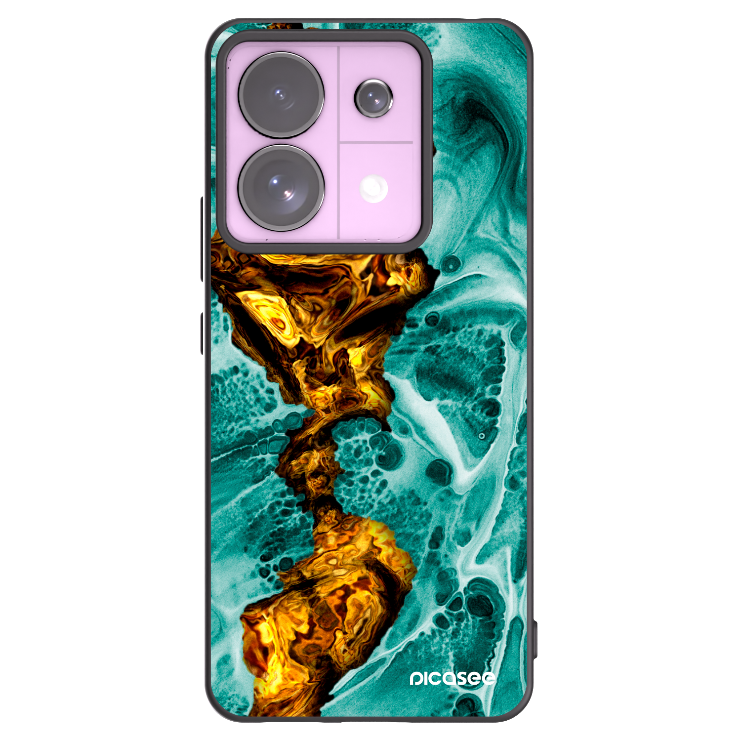 Picasee silikonový černý obal pro Xiaomi Redmi Note 13 Pro 5G - Goldsky