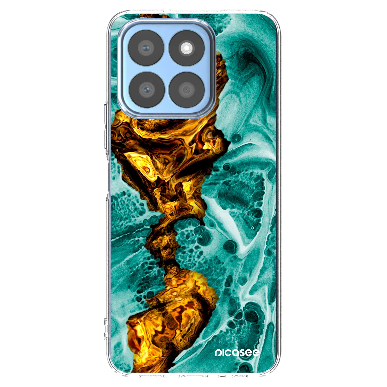 Picasee silikonový průhledný obal pro Honor X8b - Goldsky