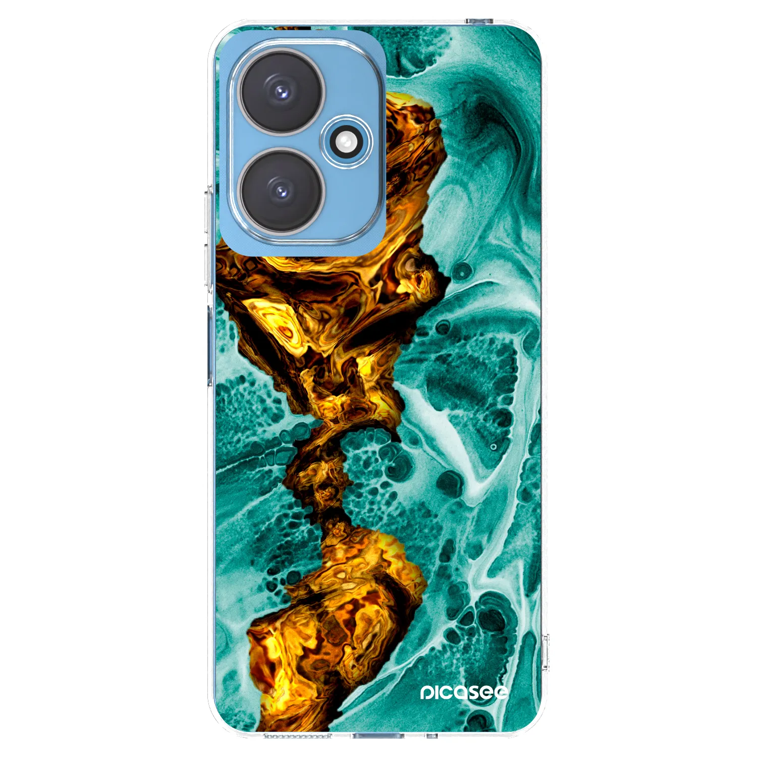 Picasee silikonový průhledný obal pro Xiaomi Redmi 13C 5G - Goldsky