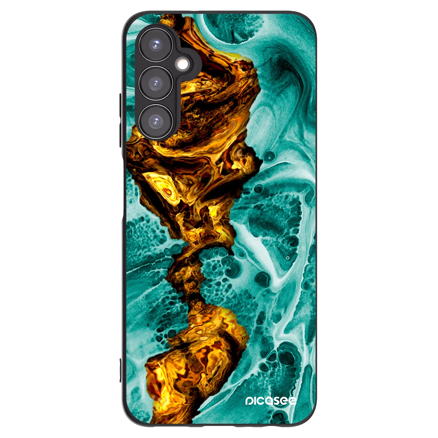 Picasee silikonový černý obal pro Samsung Galaxy A05s A057G - Goldsky