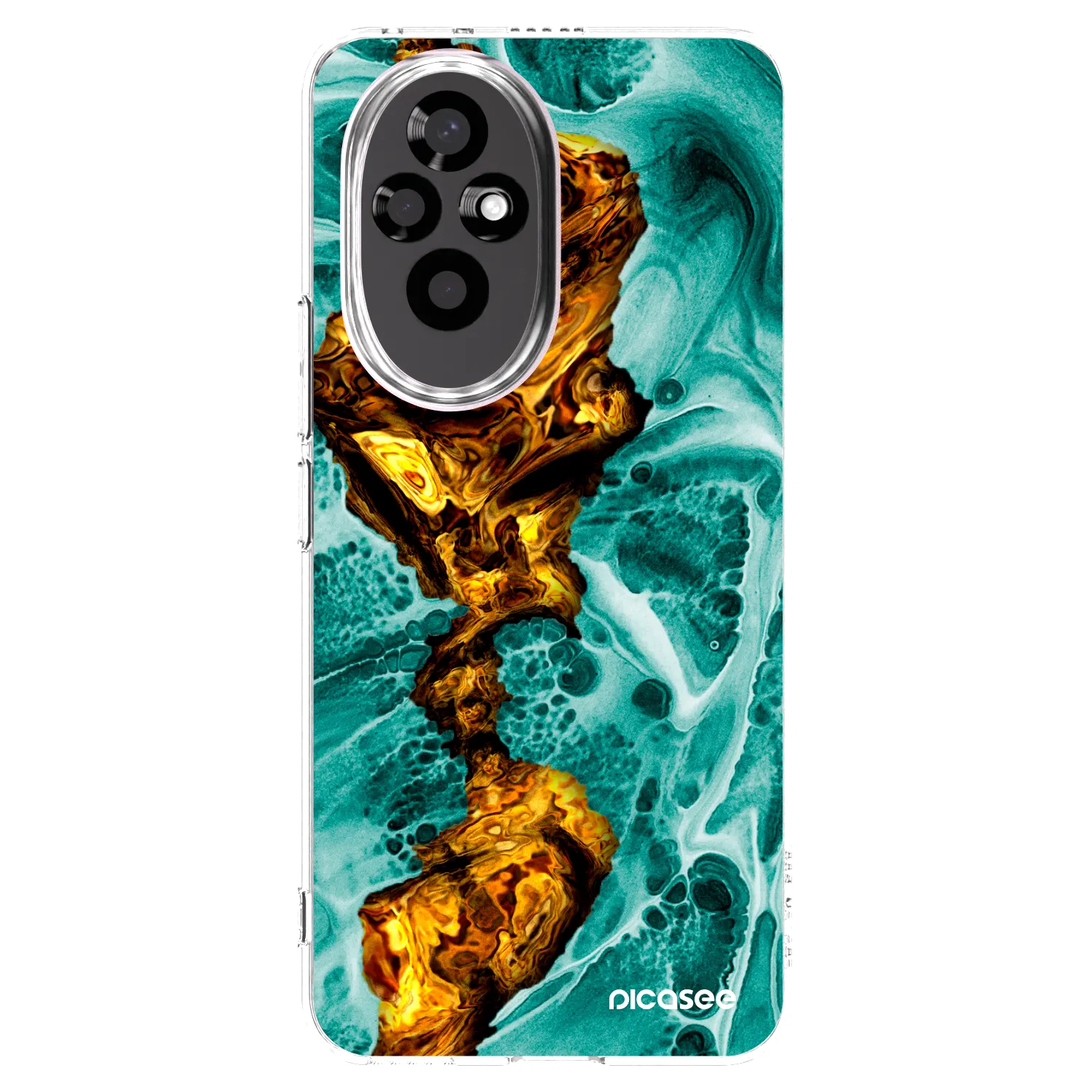 Picasee silikonový průhledný obal pro Honor 200 5G - Goldsky