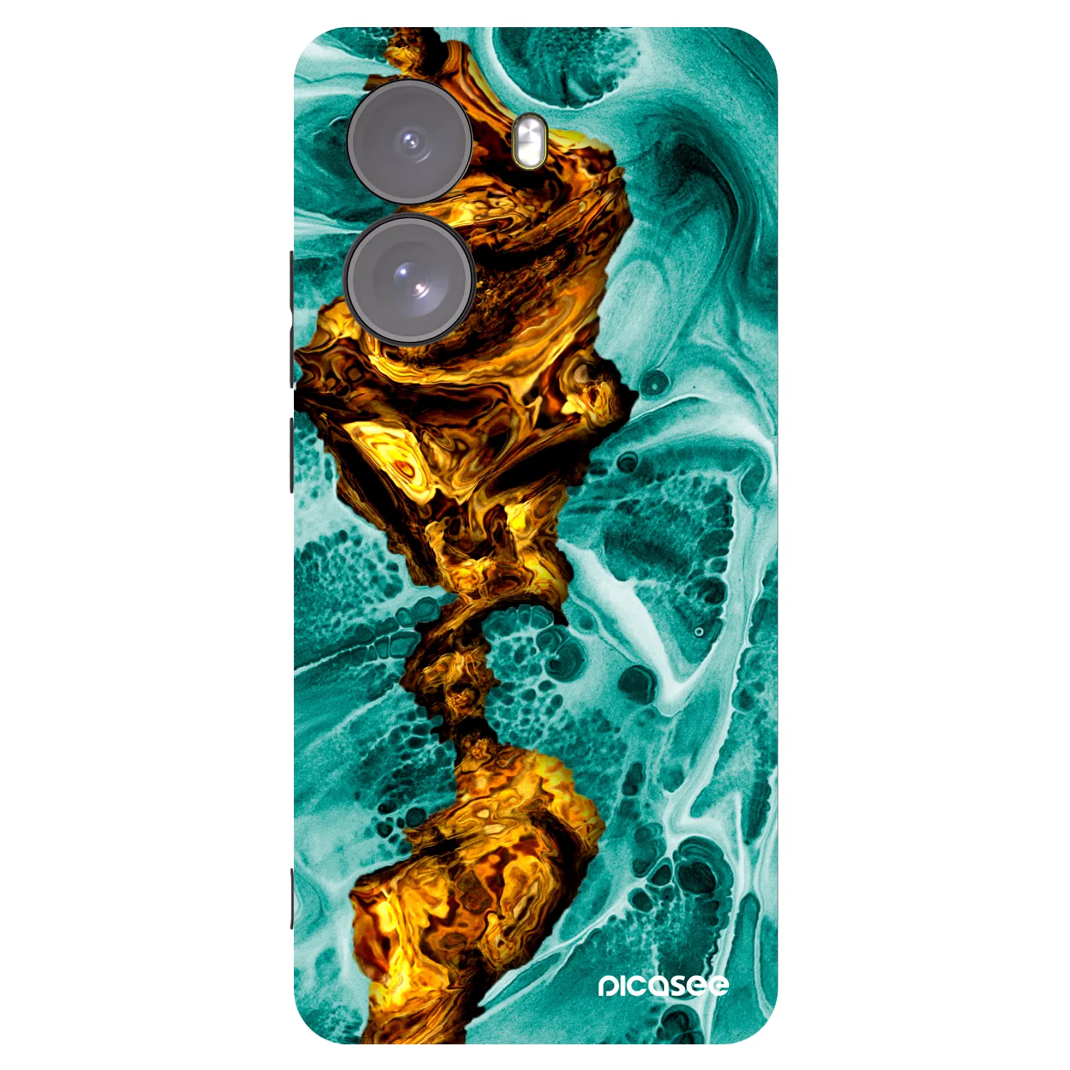 Picasee silikonový černý obal pro Xiaomi Poco X7 - Goldsky